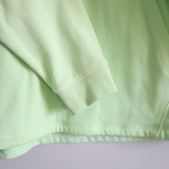 FWD Mens Green Sz XL All Year 1/2 Zip Sherpa Fleece Stretch Pullover Sweater - Picture 9 of 15